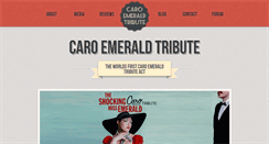 Desktop Screenshot of caroemeraldtribute.com