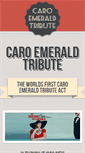 Mobile Screenshot of caroemeraldtribute.com